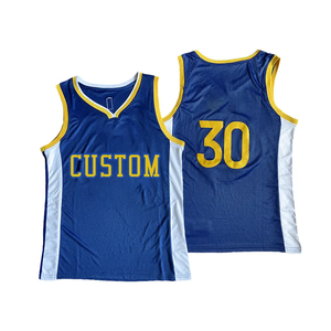 Camisetas de baloncesto negras y rojas de secado rápido baratas de alta calidad personalizadas, camiseta de baloncesto reversible en blanco para hombres y niños - Product Image 4