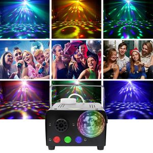 Macchina del Fumo 750W con Effetto LED RGBUV, Sfera Magica LED Stroboscopica per Matrimoni, Feste e Club - Product Image 3