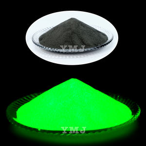 Pigment <span class=keywords><strong>photoluminescent</strong></span> noir jaune vert, poudre luminescente noire pour sérigraphie, plastiques, revêtements, résines, artisanat - Product Image 1