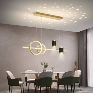 Restaurant Lustre Moderne Simple Créatif Long Salle À Manger bar Nordic Light Luxe Ciel <span class=keywords><strong>Étoilé</strong></span> <span class=keywords><strong>Plafond</strong></span> Plein d'Étoiles Lampes - Product Image 5