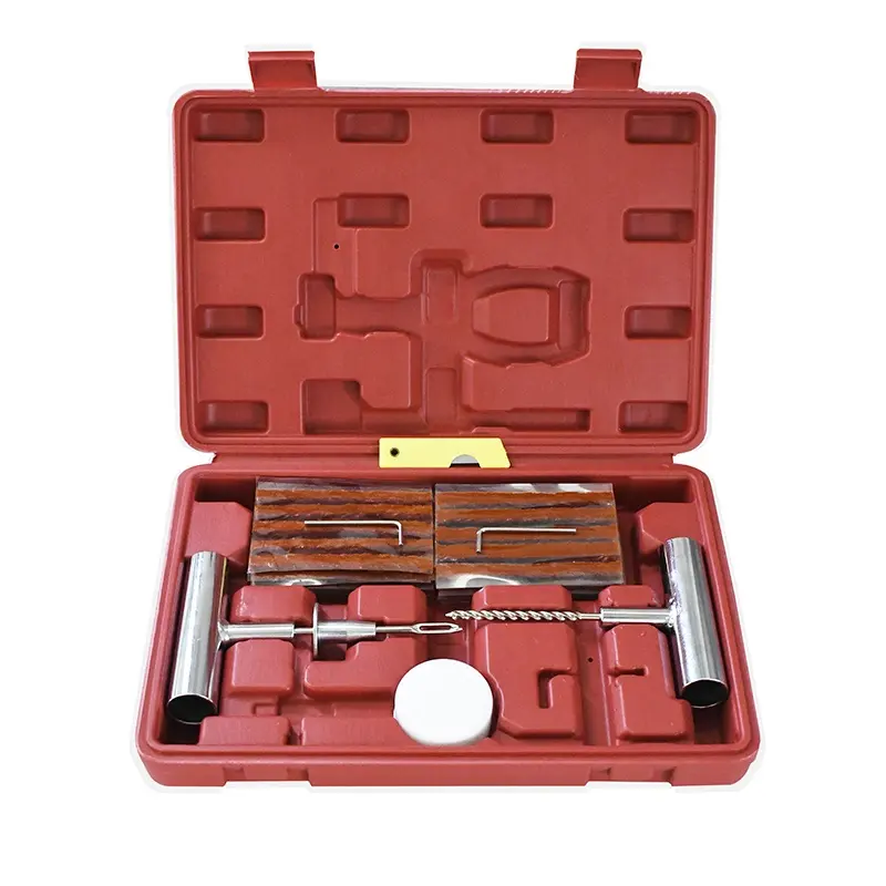 57 шт. универсальные сверхмощные аварийные наружные бескамерные шины Набор для ремонта плоских шин для мотоцикла, автомобиля, грузовика