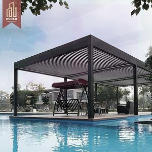 Orized ngoài trời Patio gazebo đồ nội thất sân vườn Bộ pergola chống thấm nước lý tưởng sân vườn sân sau hồ bơi có thể thu vào pergola - Product Image 3