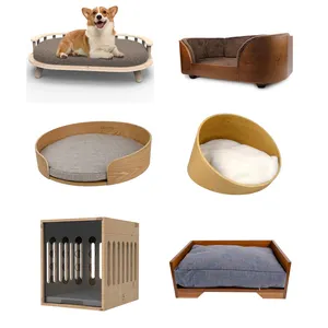 Wooden Dog Bed - Durable Raised Wooden Pet Bed Frame For Small Medium And Large Dogs And Cats