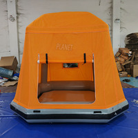 Tente flottante d'été pour bateau de rafting Tente de radeau gonflable pour bateau Tente de camping flottante gonflable