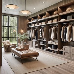 Cbmmart Tối đa hóa không gian tủ quần áo và tổ chức với ngăn kéo Kệ tích hợp và hoàn thiện phong cách - Product Image 5