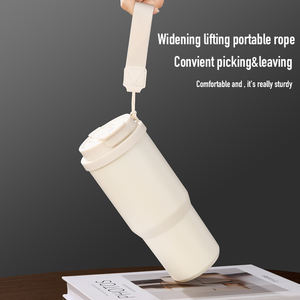 2025 nouveaux produits en gros <span class=keywords><strong>tasse</strong></span> à café sous vide à Double paroi 750ml gobelet en acier inoxydable avec corde - Product Image 4