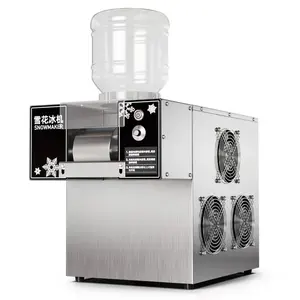 Vendita calda 304 in acciaio inox elettrico fiocco di neve macchina automatica Bingsu macchina per gelato e latte