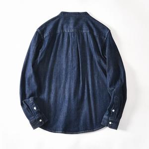 Camicie Casual da <span class=keywords><strong>uomo</strong></span> <span class=keywords><strong>camicia</strong></span> 100% cotone a manica lunga in Denim <span class=keywords><strong>camicia</strong></span> autunno nuovo arrivo <span class=keywords><strong>Jeans</strong></span> - Product Image 4