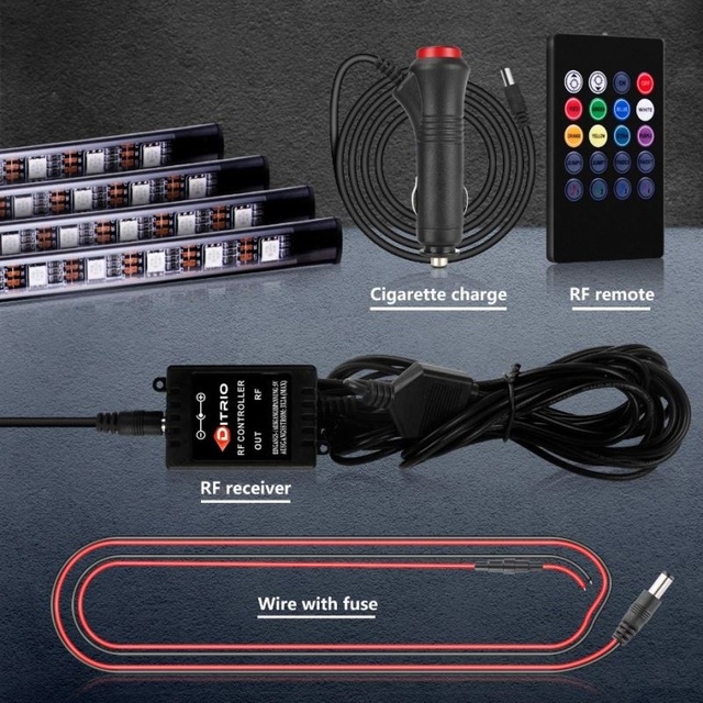 Usb Power Supply Car Accessories Interior Decorative Atmosphere Light Led Car Strip