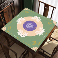 Housse de table de mahjong américaine de luxe, durable et facile à nettoyer, pour jeux de cartes
