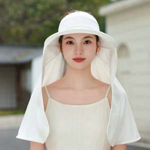 <b>Summer</b> <b>Women</b> Farming <b>Hats</b> Sun Protection Large Shawl Fisherman's Bucket <b>Hat</b> Riding Cycling Sun <b>Hats</b> - Product Image 4