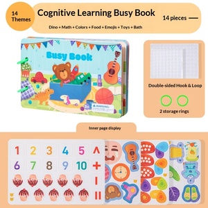 Libro <span class=keywords><strong>de</strong></span> Actividades <span class=keywords><strong>de</strong></span> Papel para Niños, Educación Temprana Montessori, Libro <span class=keywords><strong>de</strong></span> Imágenes Silencioso, Animales, Tráfico, Aprendizaje Cognitivo, Inglés, Matemáticas, Juguetes para Niños - Product Image 6