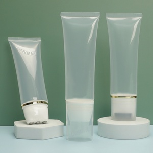 Transparent Cream Cosmetic Lotion Massage 200ml PP Empty <b>Plastic</b> <b>Tube</b> Glossy Matte Soft Squeeze Package Screen Printing - Product Image 6