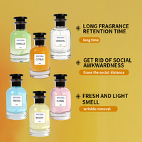Logo personnalisé Odeur de sueur végan biologique Parfum de luxe longue durée Parfum naturel frais Parfum pour le corps