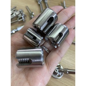 Abrazaderas de Acero Inoxidable para Cables de 10 mm, Material 316, Abrazaderas Cruzadas para Uso General - Product Image 1
