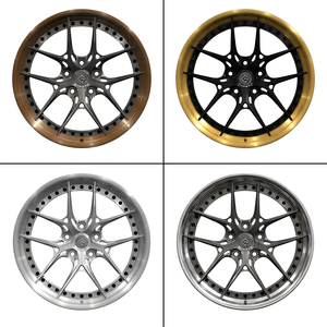 Ruedas Forjadas Modulares de 2 Piezas Performance ZhiGu de 18-24 Pulgadas, Diseño Multirradio Dorado para Core - Product Image 5
