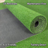 Gazon artificiel, gazon synthétique haute densité résistant aux UV pour la décoration de paysages et de jardins, gazon artificiel