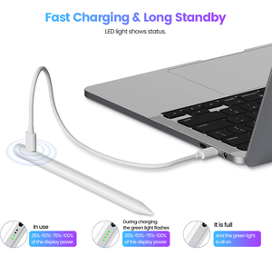 Lápiz para iPad, Stylus para iPad 9.7 Pro 11 12.9 Air 3 4 10.5 10.<span class=keywords><strong>2</strong></span> 2018 2019 2020 6.ª 7.ª 8.ª generación, Lápiz Táctil, <span class=keywords><strong>Apple</strong></span> <span class=keywords><strong>Pencil</strong></span> <span class=keywords><strong>2</strong></span> - Product Image 6