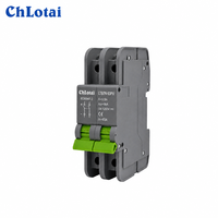 Disjoncteur miniature haute tension 2P 63A DC 1200V IEC 60947-2 pour rail DIN, protection solaire photovoltaïque BESS LTB7N-63PV