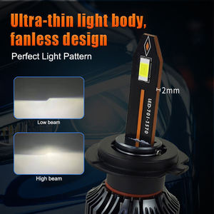 Car Led Headlight Waterproof <b>White</b> 6500k H4 Mini Sized Headlight <b>Bulbs</b> Spotlight Car Led Headlight <b>Bulbs</b> for Truck - Product Image 6