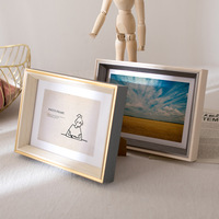Venta caliente 7 "8" Marco de fotos de plástico Imagen creativa Marco de plástico Decoración