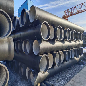Tuyau en fonte ductile de classe K9 K8 K7 ISO2531 C25 C30 C40 K9 Di Tuyaux ronds en fonte ductile - Product Image 4