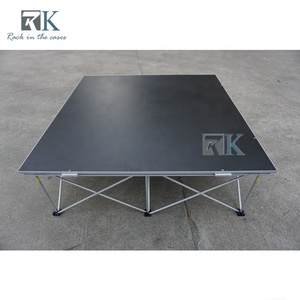 Scène de plateforme industrielle antidérapante avec estrade pliante en aluminium - Product Image 5