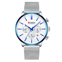 Montres à quartz pour hommes CURREN 8340, nouveauté, vente en gros d'usine, faible MOQ, multicolores, meilleur prix, luxe, élégantes, avec bracelet en maille inoxydable