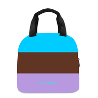Sac à lunch arc-en-ciel Agender pour femmes et hommes, sac fourre-tout réutilisable, sacs à lunch isothermes pour le travail, le pique-nique, l'école ou les voyages