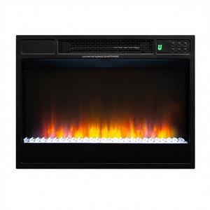 Ventas directas de fábrica de chimenea electrónica de calefacción de inserción de <span class=keywords><strong>cama</strong></span> de carbono de cristal de 23 pulgadas con efecto de llama 3D - Product Image 1