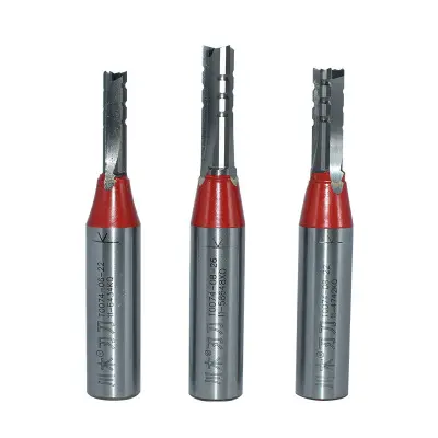 Công cụ chế biến gỗ T007 3 Flutes TCT thẳng routeur bits nhà máy/đa chức năng sloting khắc CNC phay Cutter