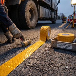 Cinta de Seguridad Antideslizante de Alta Resistencia, Solución Reflectante para Señalización de Pisos en Almacenes, Escaleras, Pasillos, Muelles de Carga, Cinta Industrial - Product Image 5