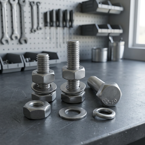 High Quality Stainless Steel Hex Bolts and Nuts Durable Hexagon Head <b>Fasteners</b> for Machinery and Construction - Product Image 4