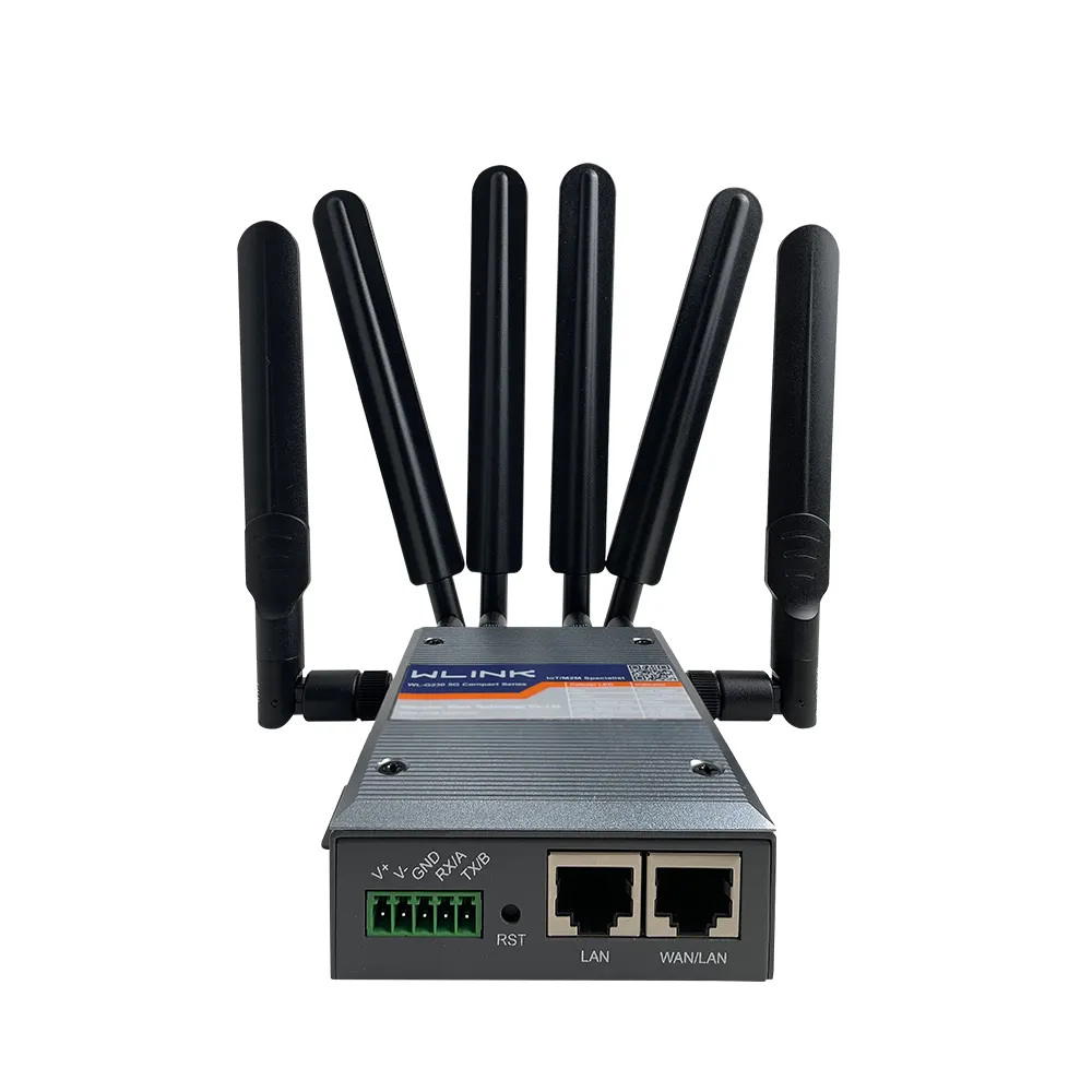 Industriële 5G Cellulaire Gigabit Router G230 Serie 2.4G 5.8G Wifi Iot M 2M Rs232 Rs485 Apn Vpn Gateway