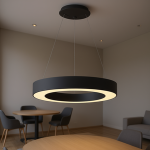 Lámpara Colgante LED EVN de 800 mm, 60 W, Aluminio Negro, Regulable, 3000-6000 K, Iluminación Interior - Product Image 2