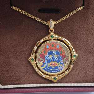 Collier pendentif en argent sterling 925 plaqué or UM Jewelry, zircon taille brillant, unisexe/hommes/femmes, pour mariage et anniversaire - Product Image 4