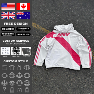 Sweats à capuche rétro streetwear personnalisés en gros, sweats à capuche en coton délavé vintage, sweats à capuche imprimés coupe ample pour hommes - Product Image 2