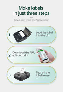 <span class=keywords><strong>Impresora</strong></span> de Etiquetas Térmicas Portátil <span class=keywords><strong>Mini</strong></span> USB MHT-P8003 de 80 mm de Ancho Máximo de Papel en Existencia - Product Image 3