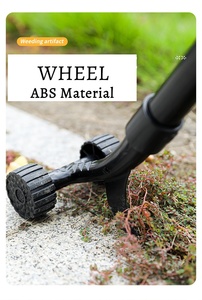 Herramienta de desmalezado rápido DIY con mango ajustable, rodillo para desmalezar grietas y espacios, con gancho sin necesidad de doblarse para un desmalezado seguro en el jardín. - Product Image 6