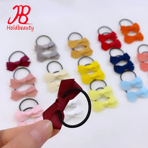 Mini fiocchi di codino cerchietto elastico per capelli fascette per capelli a coda di cavallo fasce per capelli adatte a ragazze bambini adolescenti - Product Image 2
