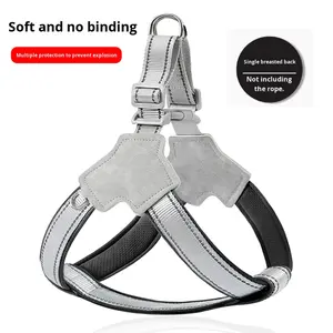 ナイロンペット犬ハーネスセット歩行反射ペット首輪小型犬用 - Product Image 6