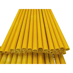 FRP Tubo redondo Aislamiento Stock Productos de fibra de vidrio Aislamiento duradero para tubos