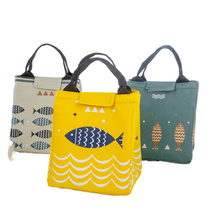 Sac à déjeuner isotherme portable en tissu <span class=keywords><strong>Oxford</strong></span> thermosoudé avec fermeture éclair et <span class=keywords><strong>poignée</strong></span>, idéal pour les enfants à l'école - Product Image 1