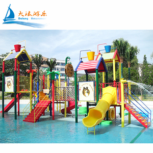 Dalang sortie d'usine petit terrain de jeu aquatique pour <span class=keywords><strong>Aquapark</strong></span>, équipement de parc aquatique en fibre de verre pour la piscine de la station - Product Image 5