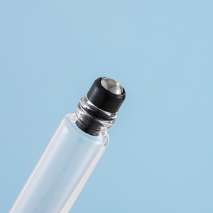 Flacon cylindrique roll-on en verre transparent pour parfum et huiles essentielles, 1ml, 2ml, 3ml, 5ml, 10ml, avec <span class=keywords><strong>bouchon</strong></span> personnalisé couleur et sérigraphie - Product Image 6