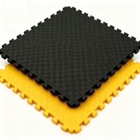Tapete de Espuma EVA de Cinco Líneas, 100x100cm, Grueso, Antideslizante, Impermeable, para Gimnasio, Absorbente de Impactos, Encajable, Venta al Por Mayor de Fábrica
