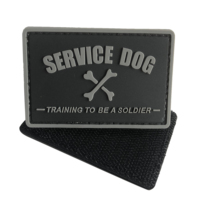 ASK TO PET K9 OEM fabrication Logo personnalisé Patch en caoutchouc 3D patchs en PVC souple pour vêtements