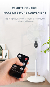 Ventilador Solar de Pedestal Recargable de 16 Pulgadas con 5 Aspas, Salida USB, Doble Alimentación para Uso en Exteriores y en el Hogar UP-SF-H116 Solar-P - Product Image 1