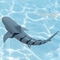 Jouet requin aquatique télécommandé MILI 2.4G, rechargeable, électrique, haute simulation, jouets requin télécommandés, bateau télécommandé pour piscine, salle de bain
