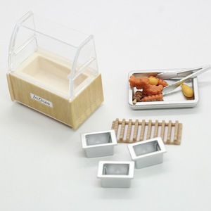 Factory Hot <strong>Sales</strong> Miniature Display Cabinets <strong>Dollhouse</strong> <strong>for</strong> Mini Cake Bread Miniature - Product Image 6
